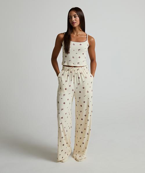 Womens Do Not Disturb Pointelle Pyjama Set