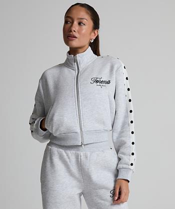 Womens Iconic Dot Zip Through Jacket